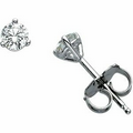 14K White Gold 1/3 CTW Diamond Stud Earrings